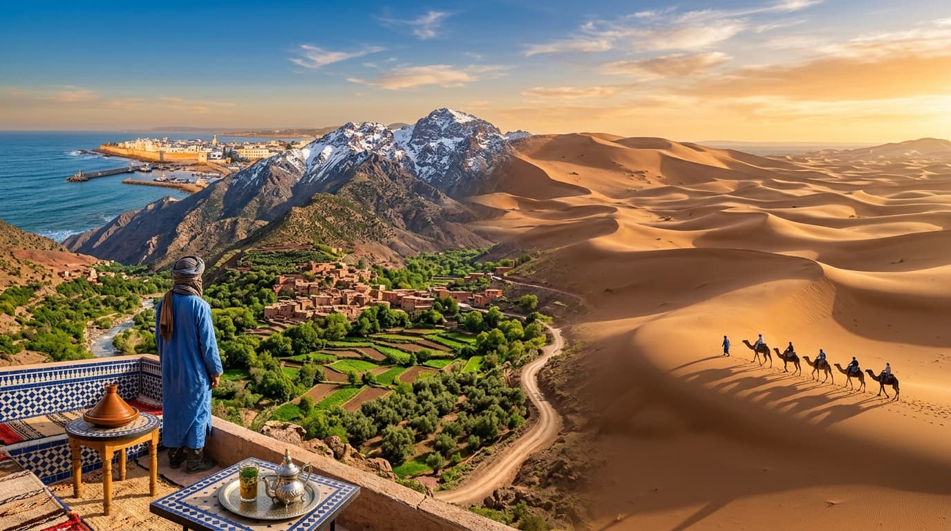 Day Trips from Marrakech: Ourika Valley, Essaouira & Ouzoud Falls